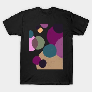 Purple color dots T-Shirt